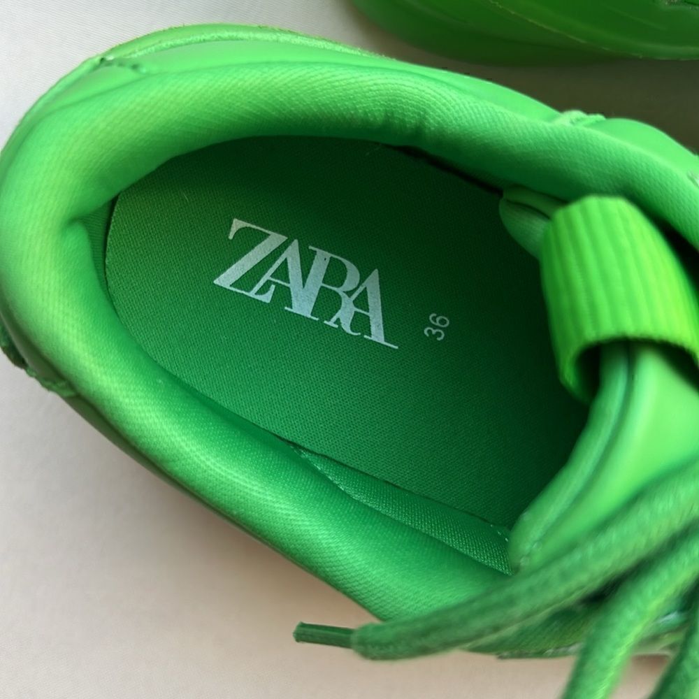 Zara Solid Color Sneakers Size 6 - Picture 11 of 15